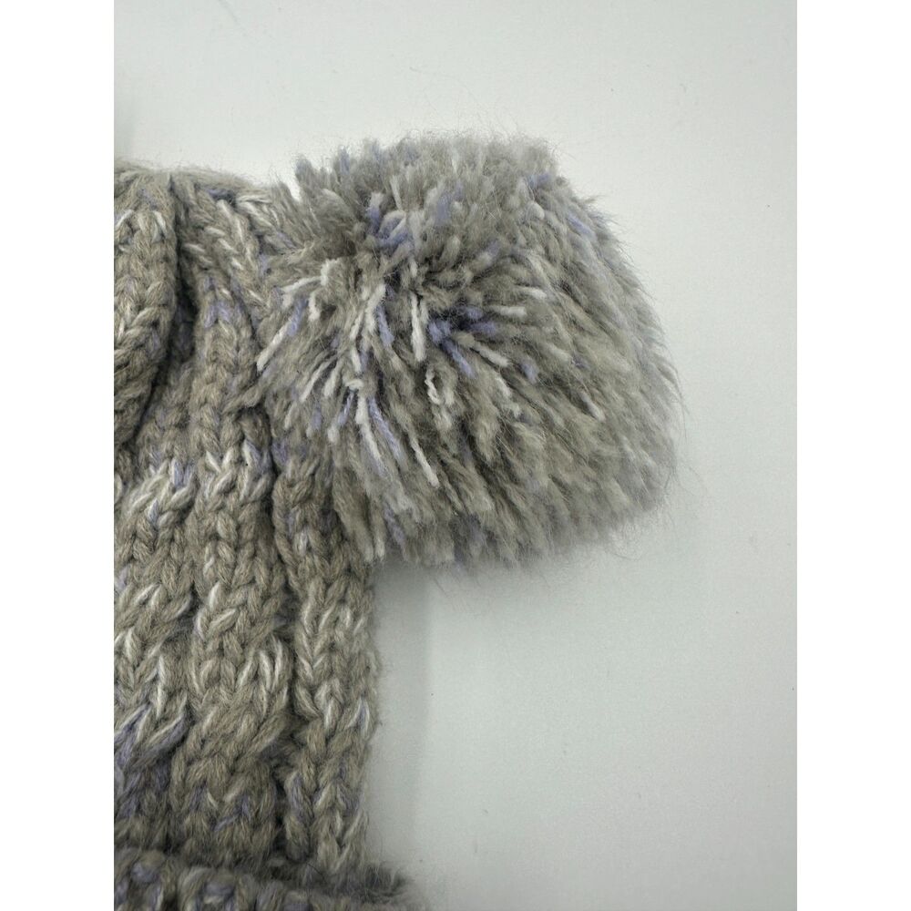 Carhartt Toddler Knitted Beanie 12-18 mo w/ Two Ears Pom Poms Soft and Warm - Picture 4 of 6